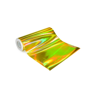 Univerzálna hologramová samolepiaca fólia na metre - motív zrkadlo zlaté