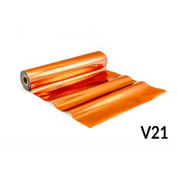 Fólia pre Hot Stamping - V21 lesklá oranžovo - medená