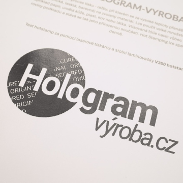 Fólia na hostamping - strieborná