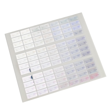 Hologramová záručná pečať 20x10mm záruka neplatná