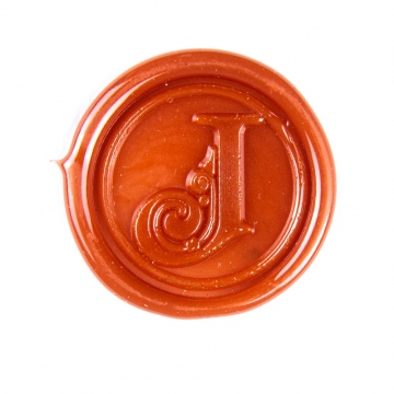 Ručné razidlo (pečať) do vosku - dekoratívne písmeno J