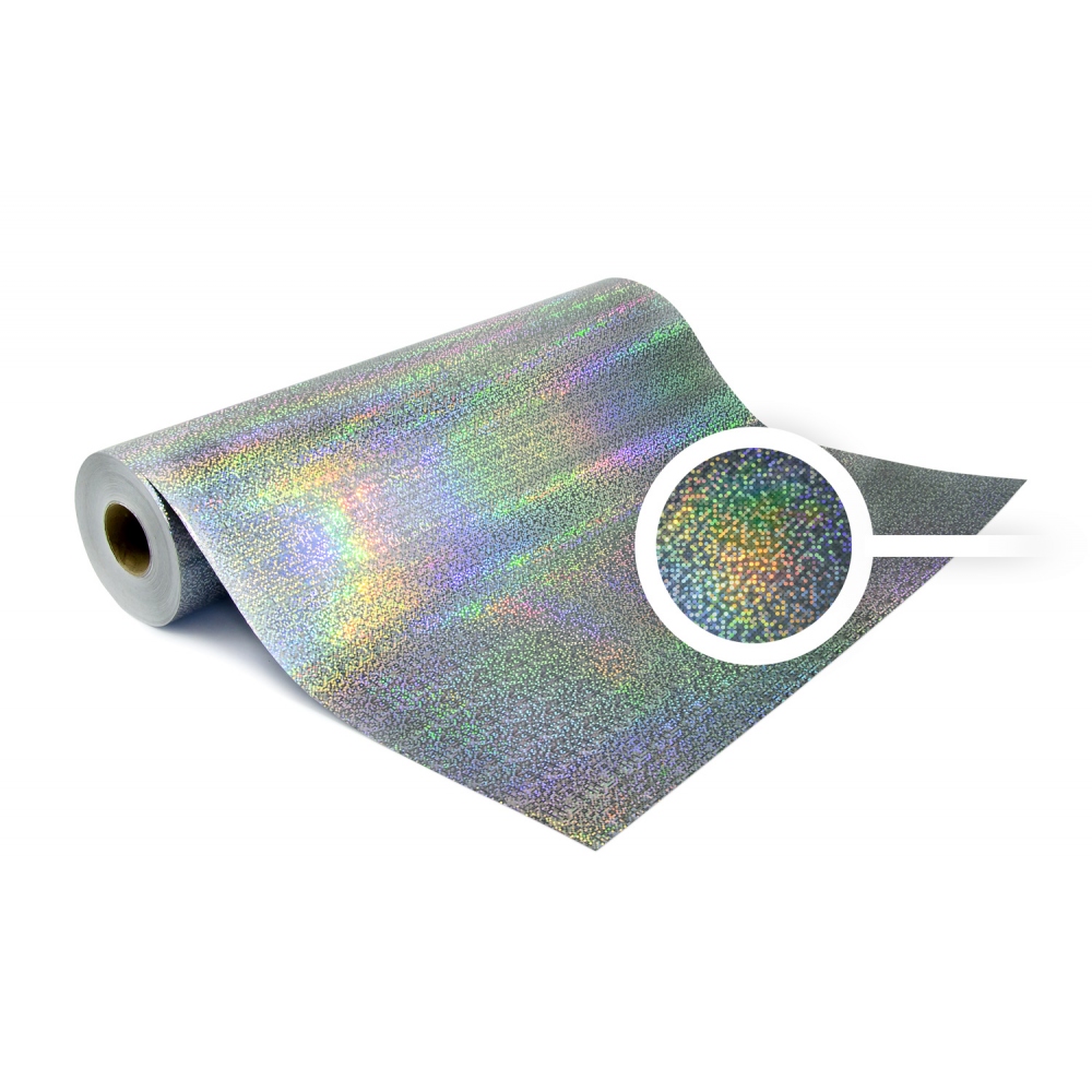 Hologramová lepiaca fólia na metre - motív Dot Matrix