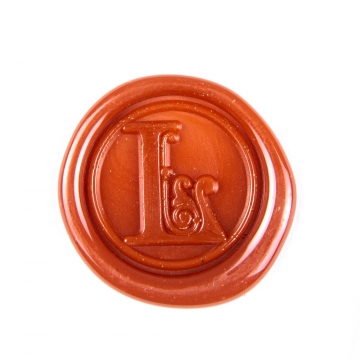 Ručné razidlo (pečať) do vosku - dekoratívne písmeno L