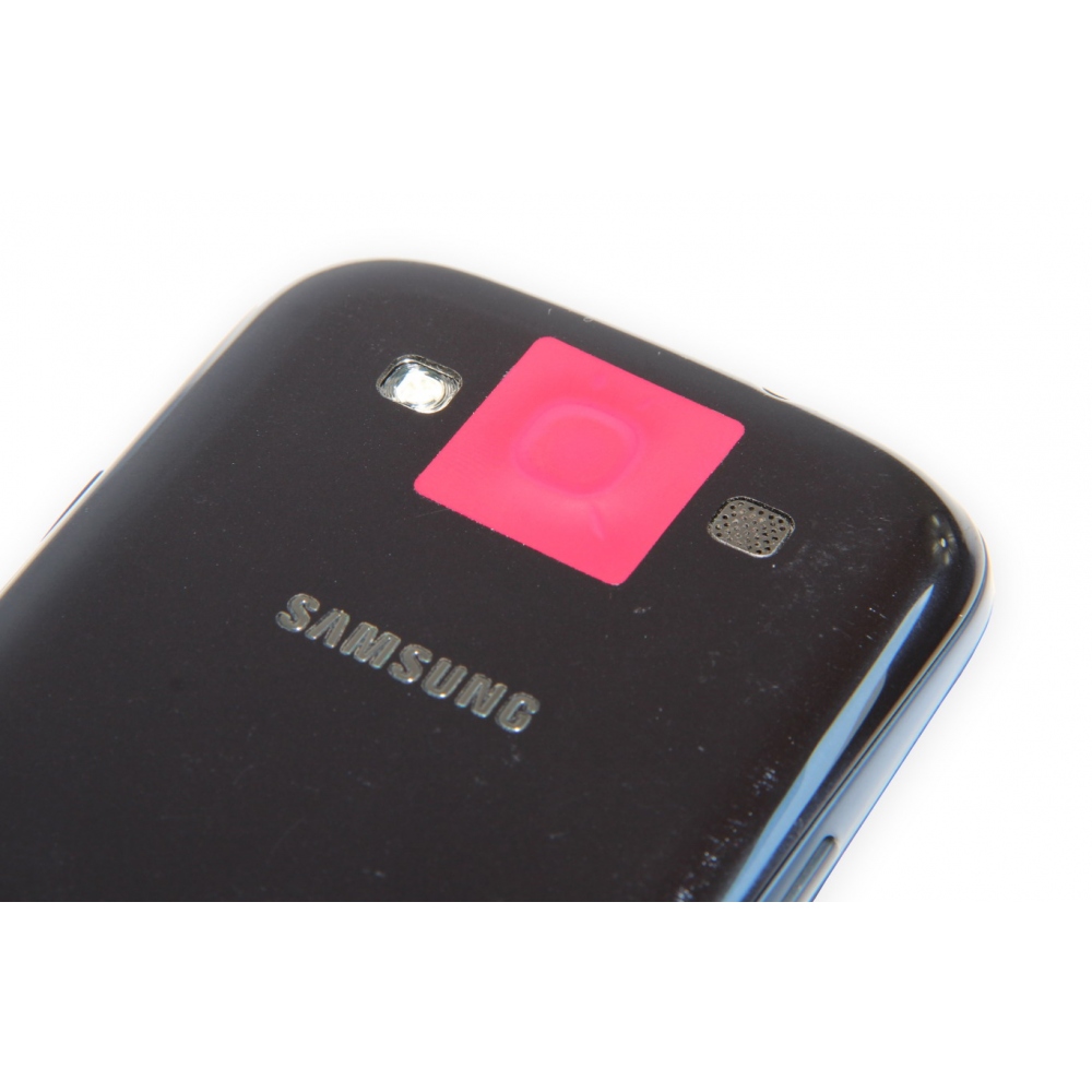 Nereziduální VOID samolepka na kamery telefónov - červena 20 x 20 mm