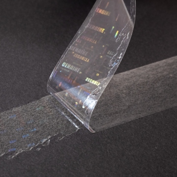 Transparentný pečatiacej film so skrytým hologramom - 50m